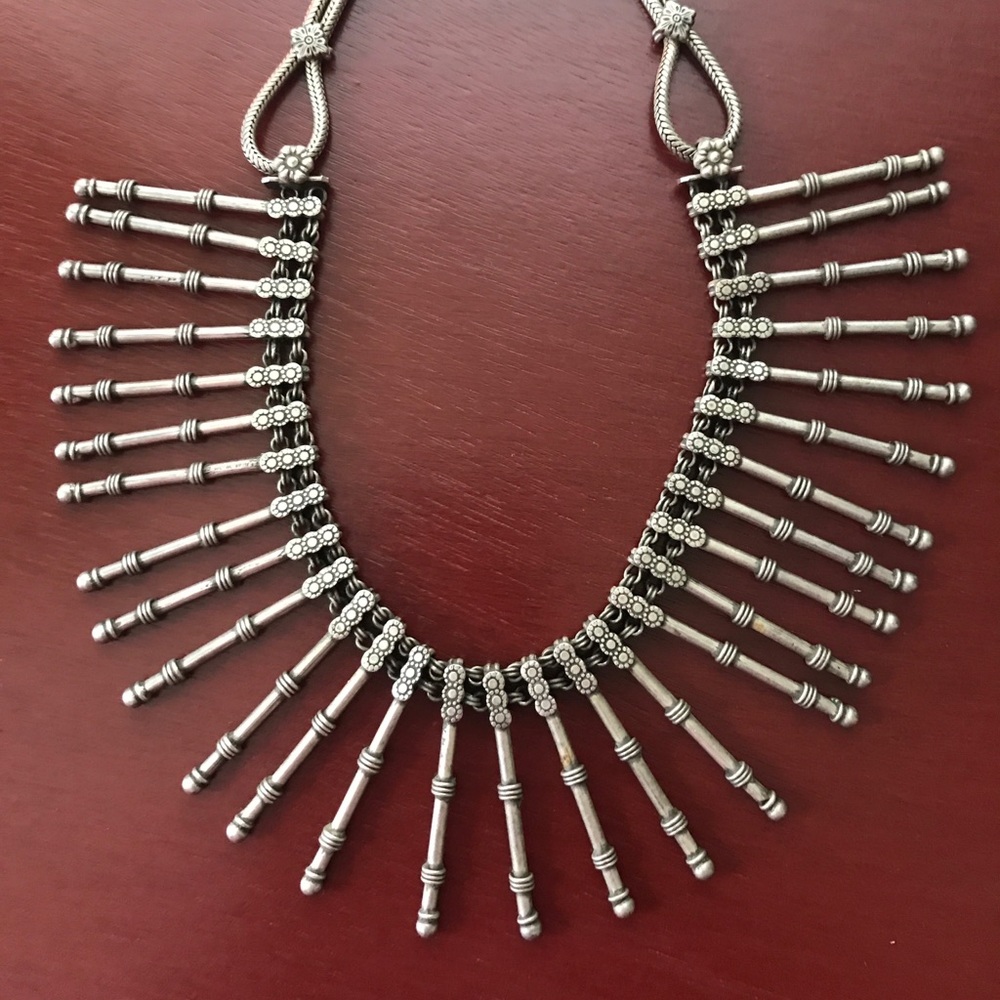 On HOLD Sterling silver statement necklace - Picture 1 of 4